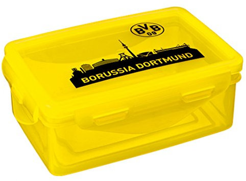 BVB Borussia Dortmund Brotbüchse Brotdose 2er Pack (one size, gelb)