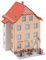 FALLER FA130493 - Altstadt-Café, Braun, Weiß, Hellrosa