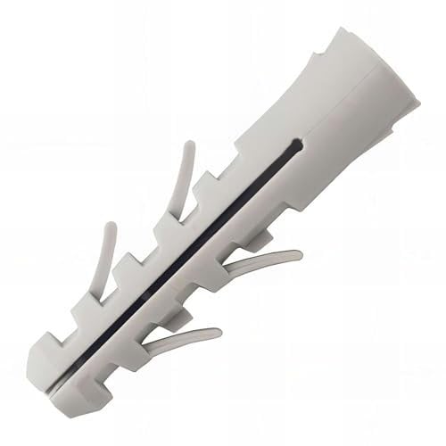 SCELL-IT, Boite de 400 Chevilles Nylon, Sans collerette, Ø 5 mm x 25 mm, Très bonne résistance aux intempéries et au vieillissement, Ailettes latérales, Excellent comportement de -20°C à + 80°C