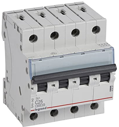 InterruptorAutomaticoTX3 4 Polos 25A Legrand 403628