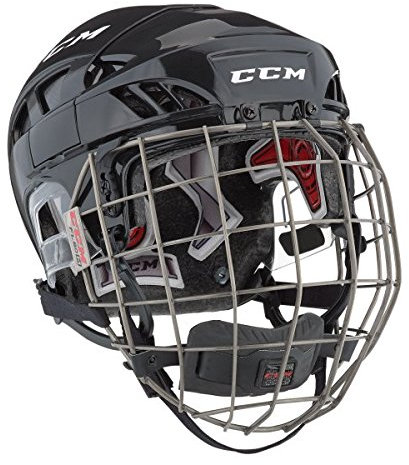 CCM Fitlite 80 Helm Combo Senior, Größe:S, Farbe:rot