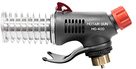 Solder-It Hot Air Gun Head (HG-400W) | Propane Torch Head Heat Gun Tool with Igniter, Deflector, and Spreader Nozzle | 842 to 1022 F High Heat Gun for Crafts, Heat Shrink Tubing, and Car Dent Repair