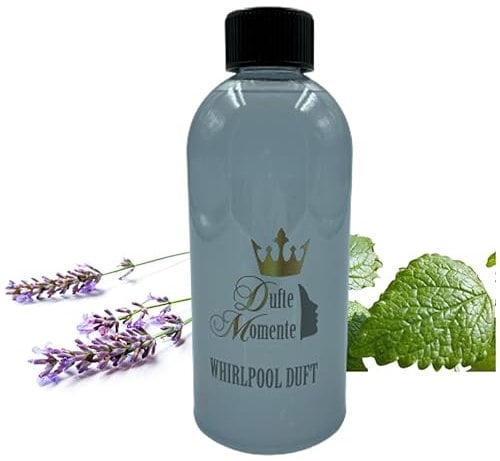Dufte Momente | Whirlpool Duft 500ml | Lavendel - Melisse | mit naturreinen und natürlichen ätherischen Ölen | kein Schaum | vegan und ohne Tierversuche