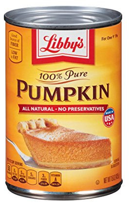 Libby's 100% Pure Pumpkin Pie Filling 425g (Pack of 4)