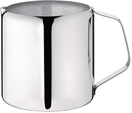 Olympia Concorde Stainless Steel Milk Jug 285ml - Metal Mini Creamer Pitcher for Coffee Art J733
