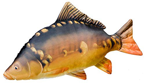 Gaby Unisex Fisch Kopfkissen Groß Karpfen, mehrfarbig, 1