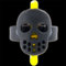 Glow in the Dark Skull Rings 1.7cm x 4
