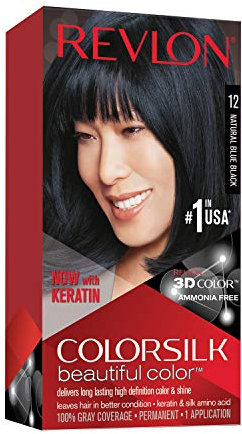 Revlon Colorsilk Schöne Farbe, Natur Blau Schwarz [12] 1 Stück