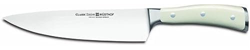 Wüsthof Kochmesser 20 cm Klinge, Classic Ikon Crème (4596-0/20), scharfes Küchenmesser, optimale Balance durch Doppelkropf, weißer Griff