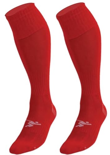 Precision Plain Pro Football Socks Junior -Red -DS