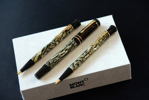 Montblanc Oscar Wilde Ltd Edition 1994 Fountain Pen + Ballpoint Pen + Pencil Set of 3