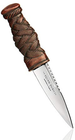 Eburya Glenurquhart Daywear Highland Sgian Dubh aus Schottland mit Lederscheide