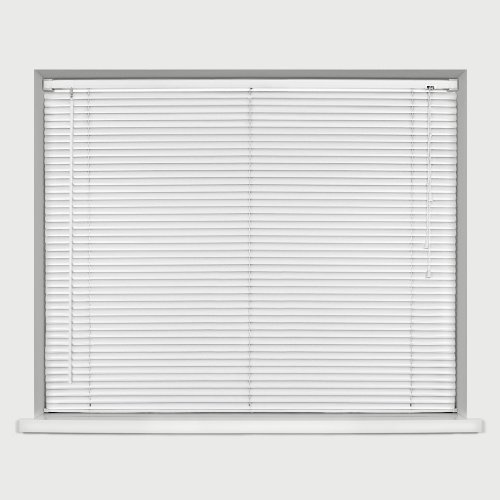 PVC Venetian Blinds 75 cm (larghezza) x 150 cm (lunghezza) bianco
