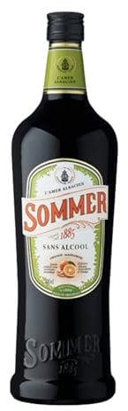 Amer Sommer Sans Alcool - Bouteille de 1L | Apéritif Alsacien Sans Alcool | Parfait pour Cocktails et Boissons Rafraîchissantes