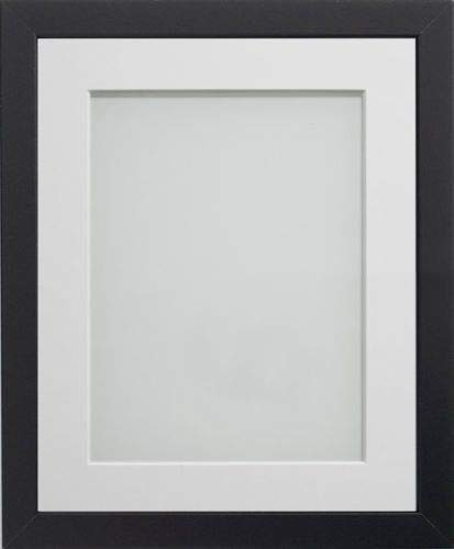 Frame Company Allington Black 10x8 Frame with White Mount for 6x4