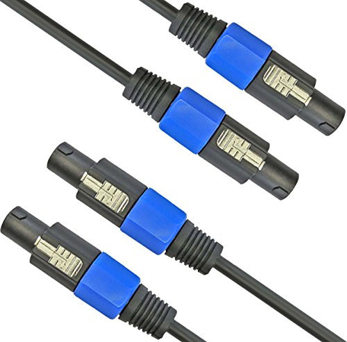 keepdrum 2X SC004 15m Speakon Boxenkabel Lautsprecher-Kabel