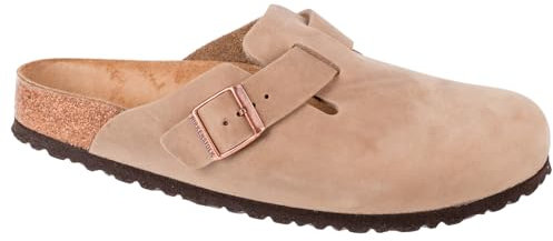 Birkenstock Boston 960813, Zoccoli unisex adulto, Marrone (Tobacco Brown), 39 (Stretta)