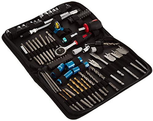 Makita P-52065 Technicians Pouch Drill and Screwdriver Bit Set (79 Pieces), 6.0 cm*31.0 cm*18.0 cm