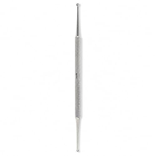 YNR England Nail Curette - Easy to Clean & Autoclave Safe, Cleaner Manicure Pedicure Tools, Double Sided Design for Versatility, High Quality Stainless Steel
