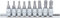 BGS 2164 | Bit-Einsatz-Satz | 9-tlg. | 6,3 mm (1/4) | T-Profil (für Torx) T10 - T50 | CV-Stahl