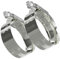 2 Pack - 90mm > 120mm Worm Drive Jubilee Type Hose Pipe Clips Zinc Plated