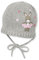Sterntaler Baby Winter-Strickmütze für Mädchen zum Binden, Größe:49, Farbe:silber meliert (542)