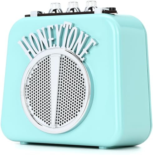 Danelectro Honeytone N-10 Mini - Combo de Guitarra, Color Azulado