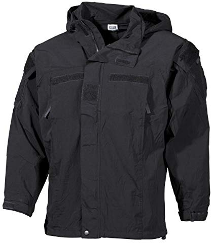 MFH Herren US Soft Shell Jacke Level 5 Schwarz