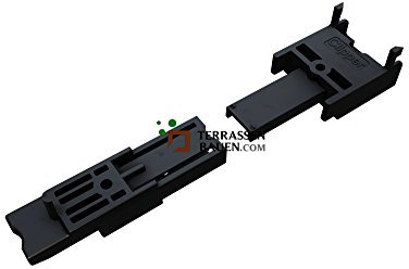 K&R Terracon Clipper für Dielen 120-150mm breit, für Dielen ab 20-24mm, mit Schrauben, 50 Stück