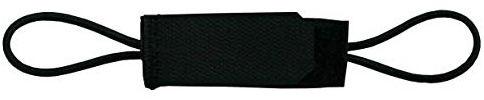Zentauron Tourniquethalter ES 2,5 x 7cm I Tourniquet Holster aus hochwertigem Polyamid zur Anbringung an Molle oder per Klett - auch zB für Taschenlampe geeignet I Flaschenhalter Molle Schwarz