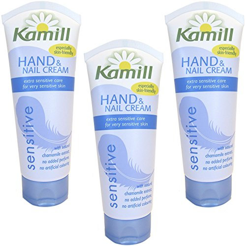 Kamill Kamill Sensitive Kamillenextrakt, Hand- und Nagelcreme, 100 ml, 3 Stück