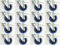 16 Stück 100mm Blue Wheels Lenkrollen Transportrollen mit Bremse/Feststellbremse, Elastik-Rad blau, 180kg / Rad - INDUSTRIEQALITÄT (16x Brems)