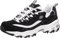 Skechers D'lites Biggest Fan, Sneaker Donna, Black White, 42 EU
