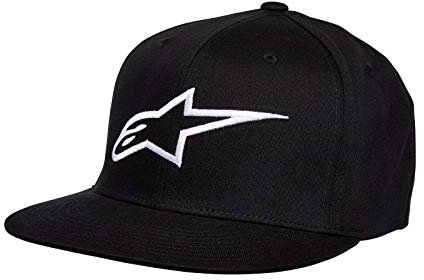 Alpinestars Herren Ageless Flat Hat, Schwarz-Weiss, S-M EU