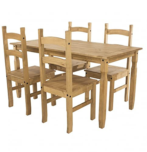 Core Products, Corona Rectangular Dining Table & 4 Chair SET
