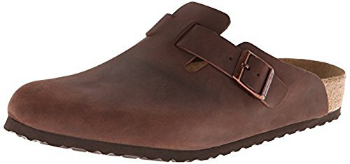 Birkenstock Unisex Boston Soft Footbed, Habana Oiled Leather, 37 M EU