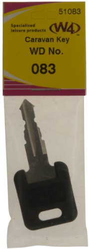 W4 WD Replacement Caravan Key No083 - Black