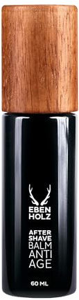 EBENHOLZ skincare After Shave Balsam für Männer, 60ml | Anti Age, gegen Rasurbrand & Rötungen, stärkt die Hautbarriere, spendet Feuchtigkeit, zieht schnell ein