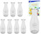 MamboCat 8er Set Weckgläser Saftflaschen 530 ml I Original Weck Glasflasche I Einweckflaschen für Säfte Saucen Öle UVM I Weck Flaschen ohne Deckel inkl. Diamant-Zucker Gelierzauber Rezeptheft