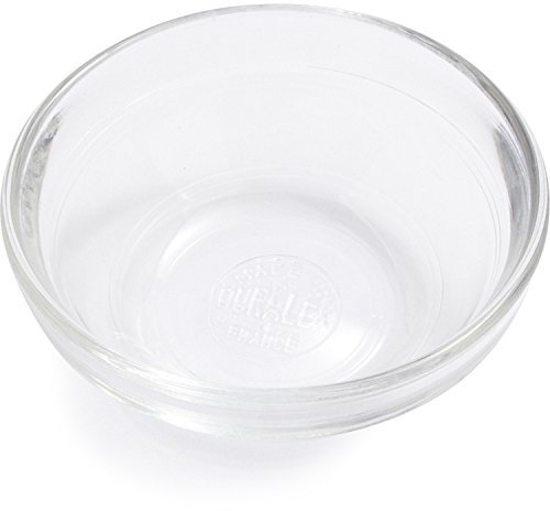 Duralex LYS Glass Stacking Bowls for Kitchen, Serving - 7.5cm (3) - Pack of 4