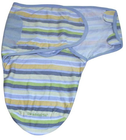 Lampiphant® + Summer Infant Original SwaddleMe® Pucksack, Bulk ohne OVP. S/M. Streifen mehrfarbig