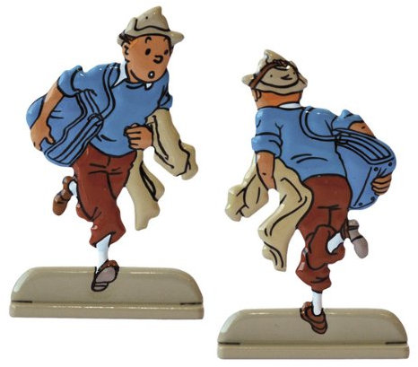 Tintin Figurines en Alliage en relief 29212 COKE EN STOCK