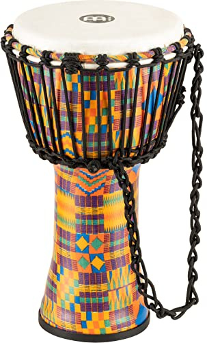 Meinl Percussion Rope Tuned Travel Series Djembe, Mehrfarbig (PADJ2-S-F)