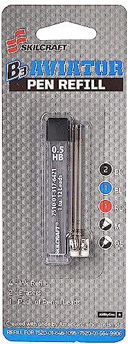 Skilcraft 7510–01–565–0621 5 Stück B3 Aviator Pen Refill Kit