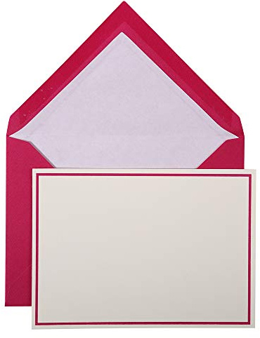 Lalo 32615L Karten Vergé de France 107x152 mm Himbeerrot