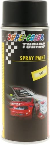 DUPLI-COLOR 191572 Tuning Universal Lack Spray, 400 ml, Schwarz Matt