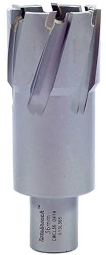 Rotabroach TCT Annular Cutter Mag Drill Bit - Tungsten Carbide Tip, Perfect for Various Tough Steels (up to 1400 N/mm².), Aluminum and Cast Iron | 50mm DOC, 21MM Diameter