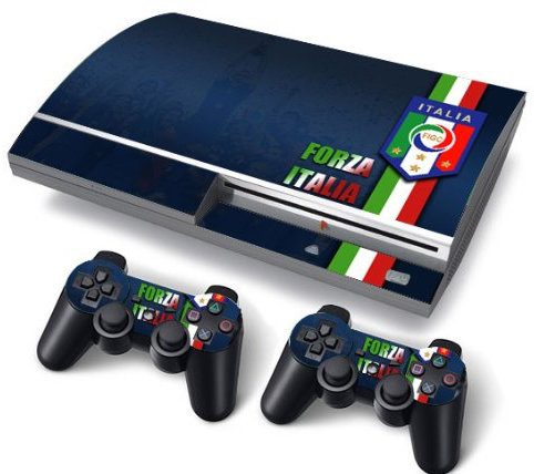 Funky Planet Lot de films de protection design Fat PlayStation3 pour console et 2 manettes de Funky Planet (Italie)