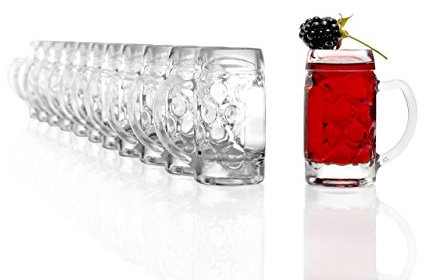 STÖLZLE Oberglas Bierkrug ISAR I 12 Shotgläser I Stamper Likörgläser I 40 ml I kurze Gläser I spülmaschinentauglich I sehr bruchresistent I hochwertiges Kristallglas I Schnapsgläser
