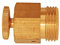 Riegler 103741 Be- und Entlüftungsventil, Messing, gerade Form, G 1/8